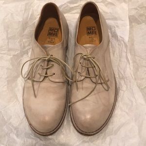 Italian Leather Lace Up Shoe - Vintage Look